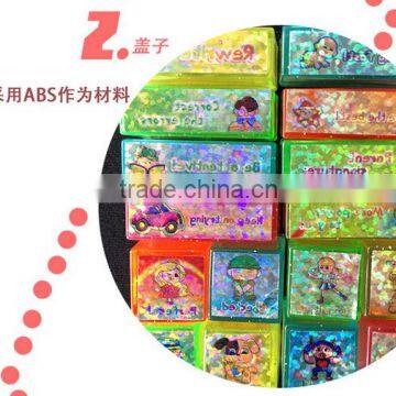 crystal kids rubber stamps and ink pad