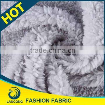 Shaoxing textile manufacturer for blanket Knit polypropylene fleece fabric