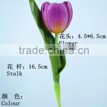 cartificial PU real touch wedding flower Tulip