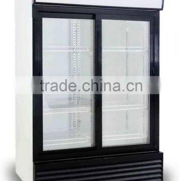 2016 New Double-door Beverage Display Fridges With Glass Door Refrigeration Showcase photo-2
