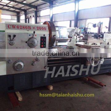 china engine lathe CW6280 heavy duty machines and large diameter lathe machine