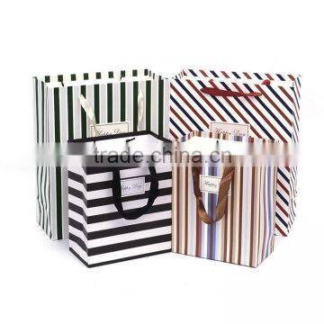 Custom shop name fashion clothing paper bag