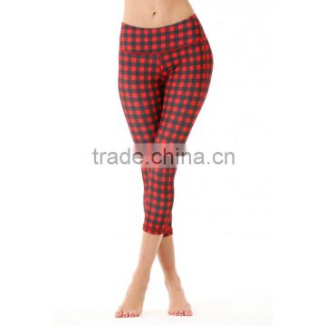 Made By Four Needles Six Lines Tight Yoga Leggings Women Capri Yoga Pants Wholesale