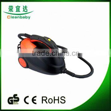 high quality professional canister steam cleaner with cord rewinding