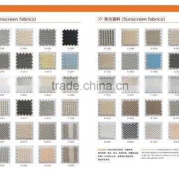 New Style Waterproof Aluminum Sunscreen Fabric Manual Roller Blinds and Curtains photo-5