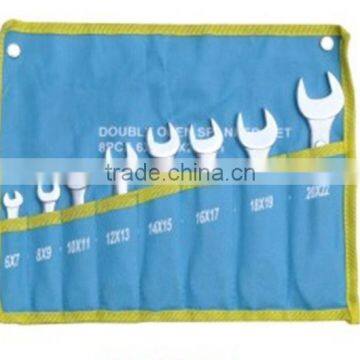 8pcs double open spanner set