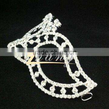 Fashion design rhinestone face mask