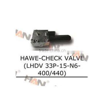 HAWE CHECK VALVE LHDV 33P 15 N6 400 440 hydraulic Solenoid valve Concrete pump spare parts for putzmeister