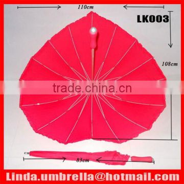 [LK003]Love umbrella, heart umbrella, Heart shape umbrella, Red umbrella, Wedding umbrella