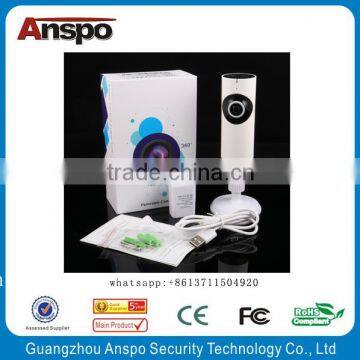 Hot Selling Pure White Mini Size 180/360 degree Fisheye camera