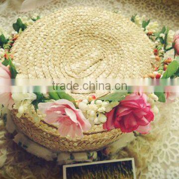 Handmade Artificial Flowers Garland and Head Wreath For Show and Party