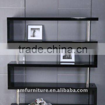 High gloss black shelf