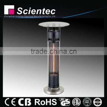 Scientec ETL Approved Electric Infrared Decorative Outdoor Glass Table Heater