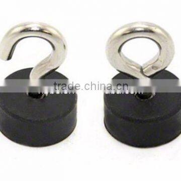 Hot selling cheap round rubber magnetic hook