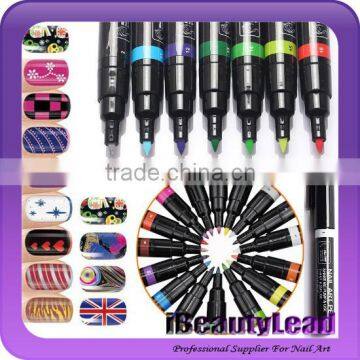 New 16colors nail art pen nail paiting pen