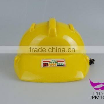 Yellow child fire helmet hat role play performance hat