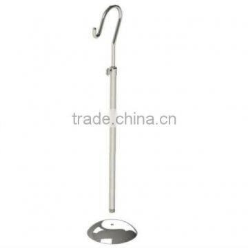 Plastic form display stand with round base