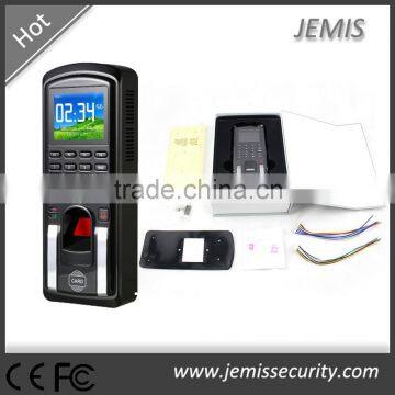 Factory/Office/Home coloful screen TCP/IP network fingerprint RFID keypad access control biometric