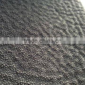Foaming Wrinkle Burn-out supersoft velboa bonding with fleece