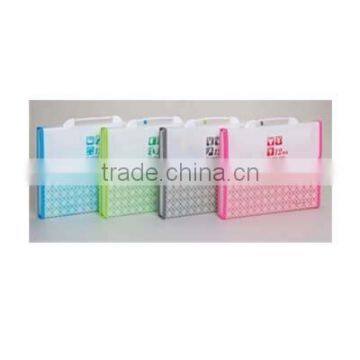 Printing Office stationery A4/FC Colorful Expanding file with Handle, Expanding wallet