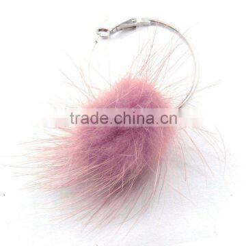 Fashion Silver Feather Cheap Earrings
