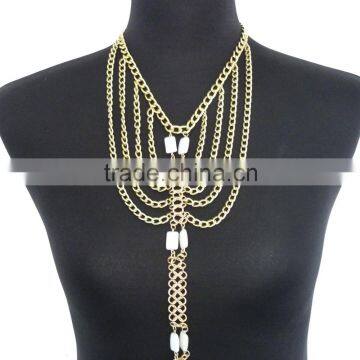 Multilayer Shell Tassel Body Chain Body Jewelry photo-3