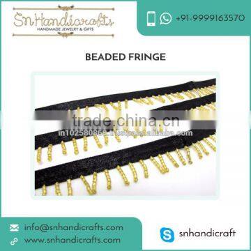 Unbreakable Best Selling Beaded Lace for Various Applications Use