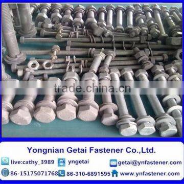 Hot Dip Galvanized Hexagon Bolts DIN 933 DIN 931 Grade 4.8 photo-4