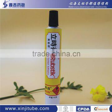 shoe cream and polish aluminum tube packaging