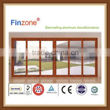 High evaluation best sell aluminum profile sliding door glass