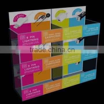 SSW-CA-101 Acrylic Head-set Counter Top Display With LED Lights photo-6