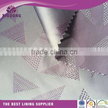 100 polyester two tone jacquard pattern suit/sleeve/jacket lining fabric