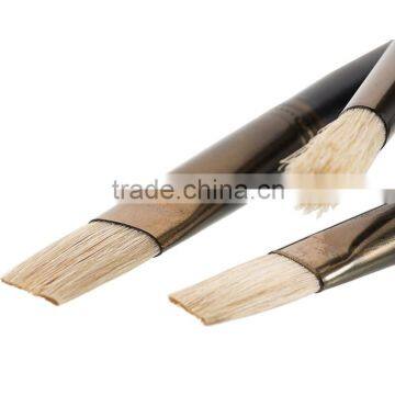 Order Professional Natural Bristle Artist Piantbrush Stencil Brush Oil Paint Brush Art Set For Acrylic And Oil Artistic Painting