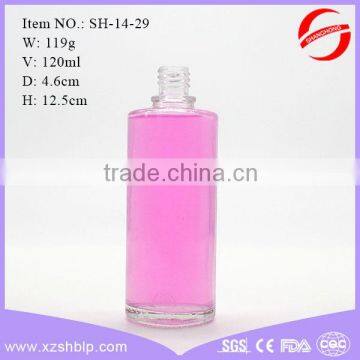 Hot sale 120ml perfume glass bottle/cosmetic bottle wholesale