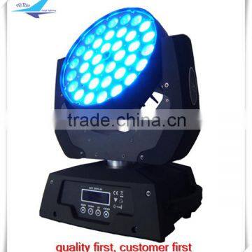 rgbw zoom 36x10w 4in1 led moving head wash light