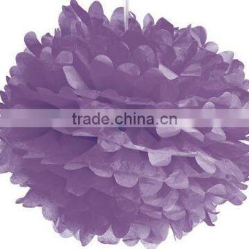 Halloween Party Supplies Decorations Light Purple Tissue Paper Pom Poms 10", 15", 20"