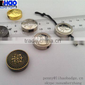 metal stoppers for rope,metal hang tag,metal tag with rope