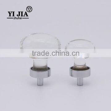 1 2/3 Inch Zinc Alloy Clear Chrome Plated Crystal Knob photo-3