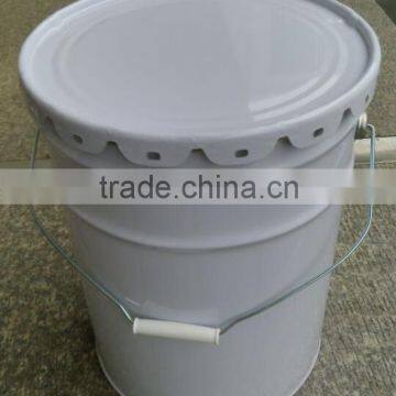 18 liter cheap round white metal paint/chemical bucket/pail/drum