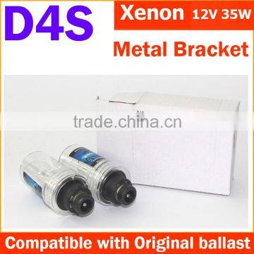 China manufacturer D4 xenon lamp with metal bracket D4S light 35W D4 metal bracket fit with original ballast