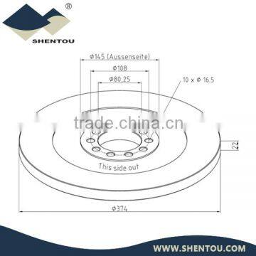 Mercedes Benz Brake Disc 416 421 04 12