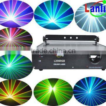 Multi color RGB laser show projector