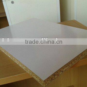 Glossy light white melamine particle board