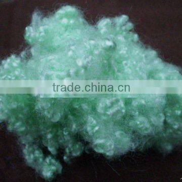 Recycled Hollow Polyester Staple Fiber GREEN