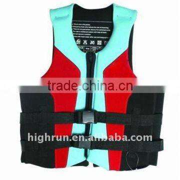 (Hot Selling)Adult Neoprene Life Jacket /Life Vest with YKK zipper and Buckle