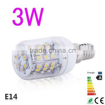 hotsale 3W E14 led corn light 48pcs SMD3528