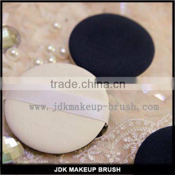 round shape Powder puff Foundation powder Puff with ribbon for BB cream with custom logo