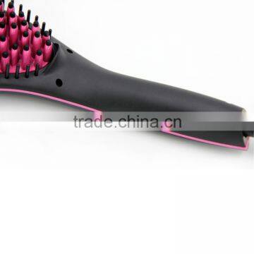 Hot Sell Led Display Black Big Button Hair Brush Straightener photo-6