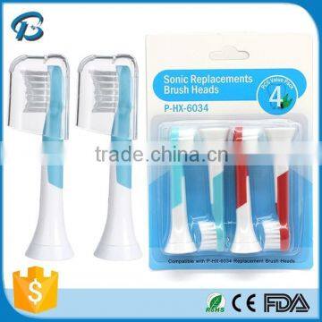 Trading supplier of China products children small tooth brush heads for wholesale HX6034 for Philips