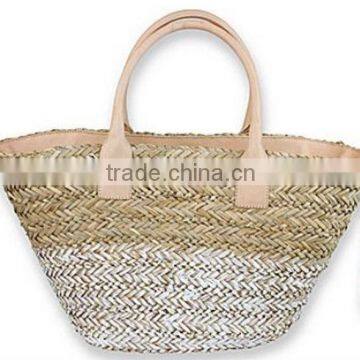 Hot selling seagrass bag natural straw bag